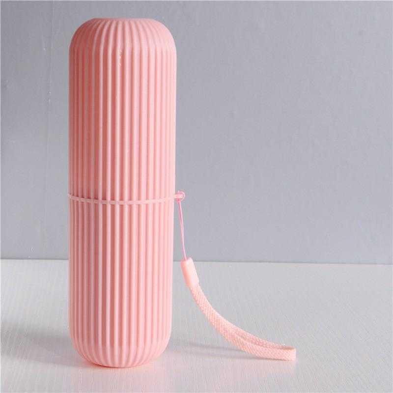 ATL Dantų šepetėlio ir pastos dėklas AG870B, rožinis, PP plastikas