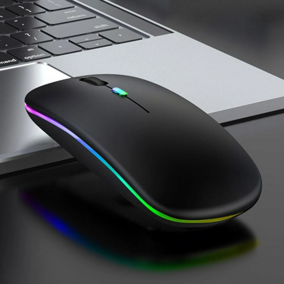 Aptel Belaidė Pelė Su RGB Apšvietimu