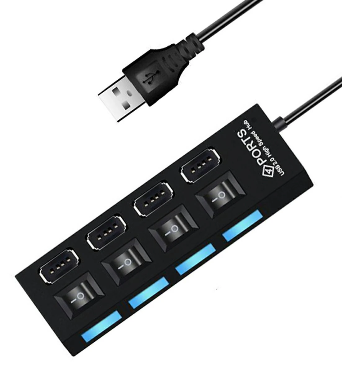 Ak228A 4 X USB Šakotuvas