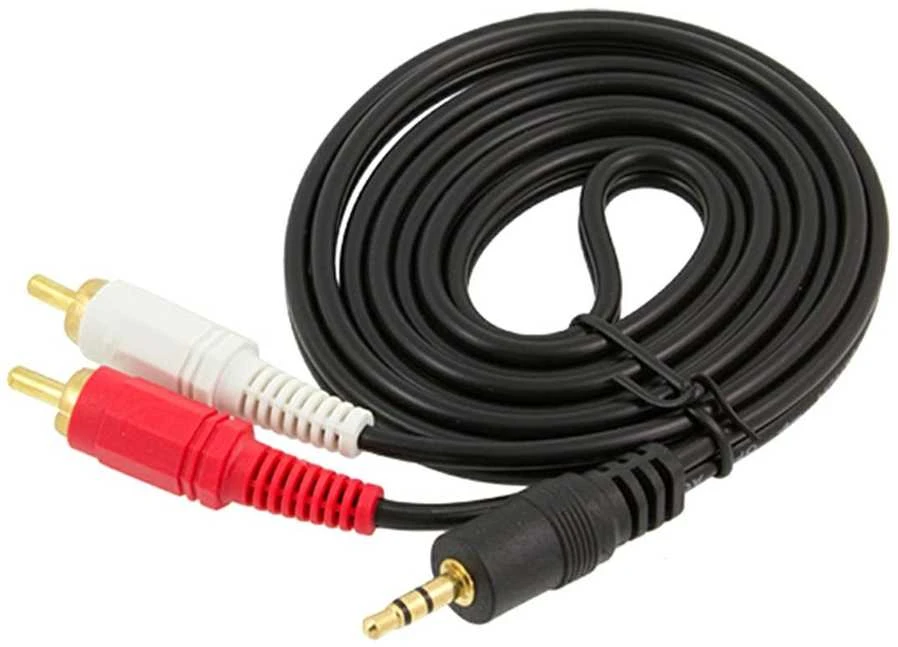 Klaviatūra Hertz Laidas 3,5mm - 2xRCA CINCH 1,5M