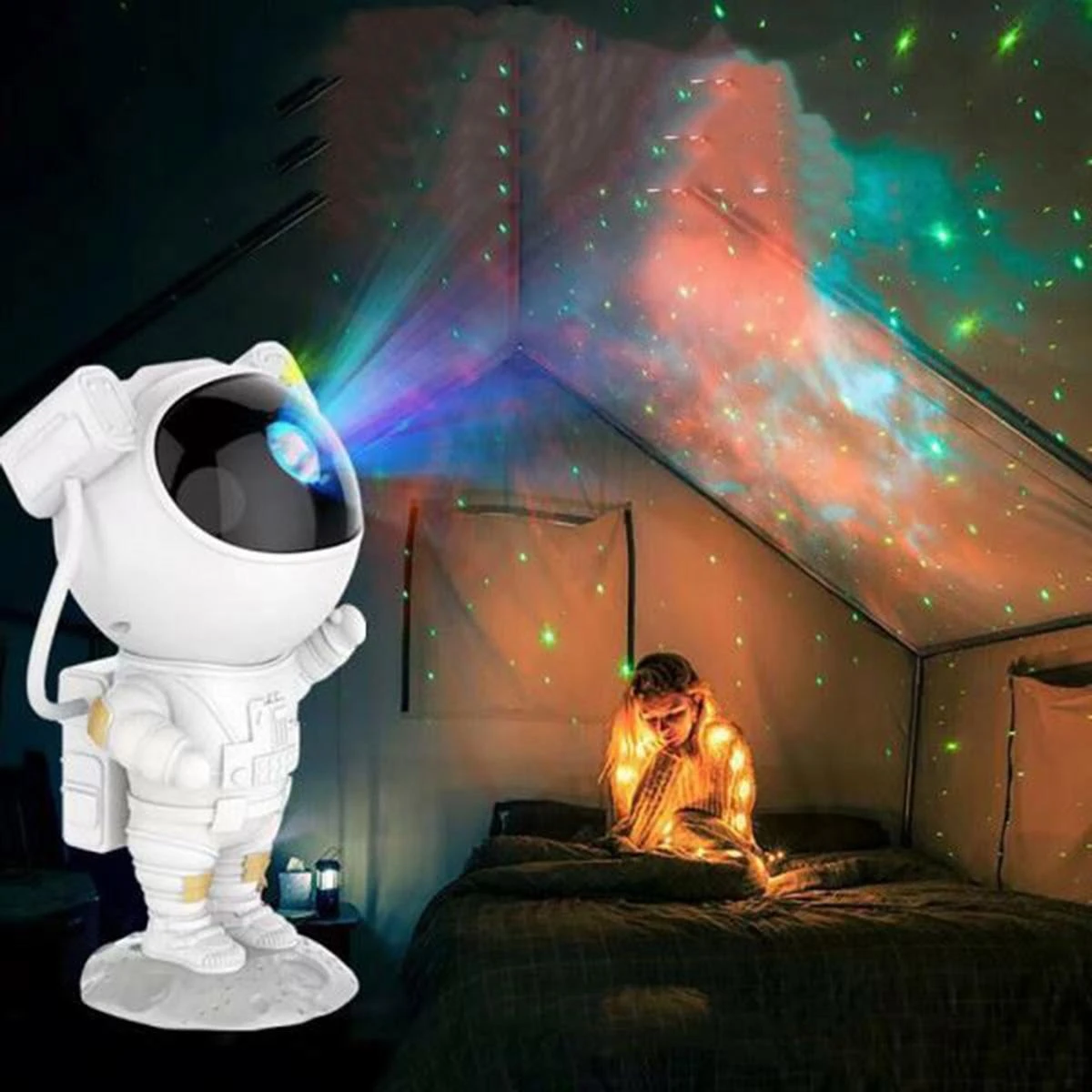TOP prekė! Aptel žvaigždžių projektorius/naktinė lemputė - Astronautas , ATL AK235A