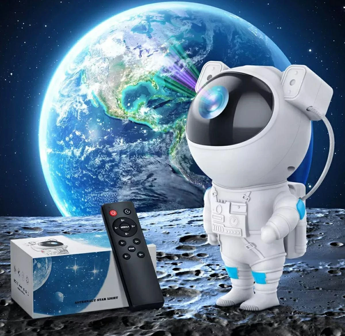 TOP prekė! Aptel žvaigždžių projektorius/naktinė lemputė - Astronautas , ATL AK235A