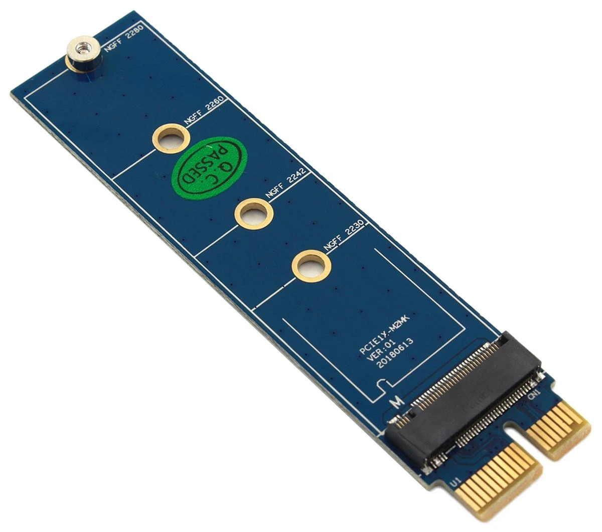 Aptel M.2 NVMe M rakto adapteris