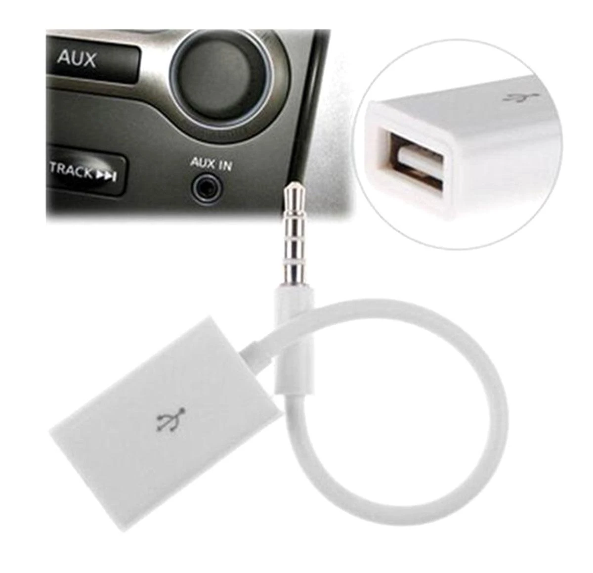 Hertz Adapteris AUX 3,5mm - USB