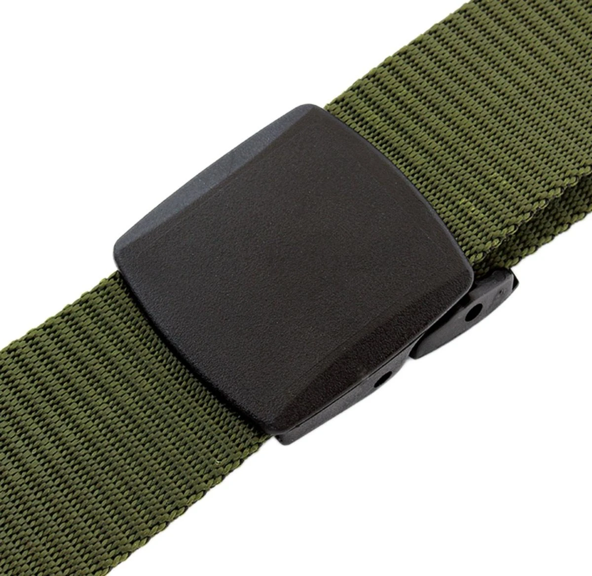 Bq48B Khaki spalvos vyriškas diržas su sagtimi