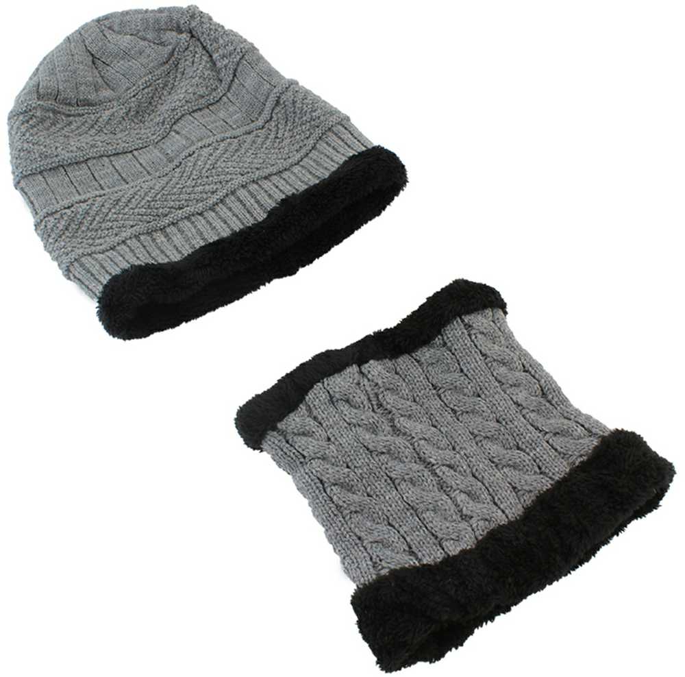 ATL Kepurė, šalikas (rinkinys) Unisex Set Pilkas