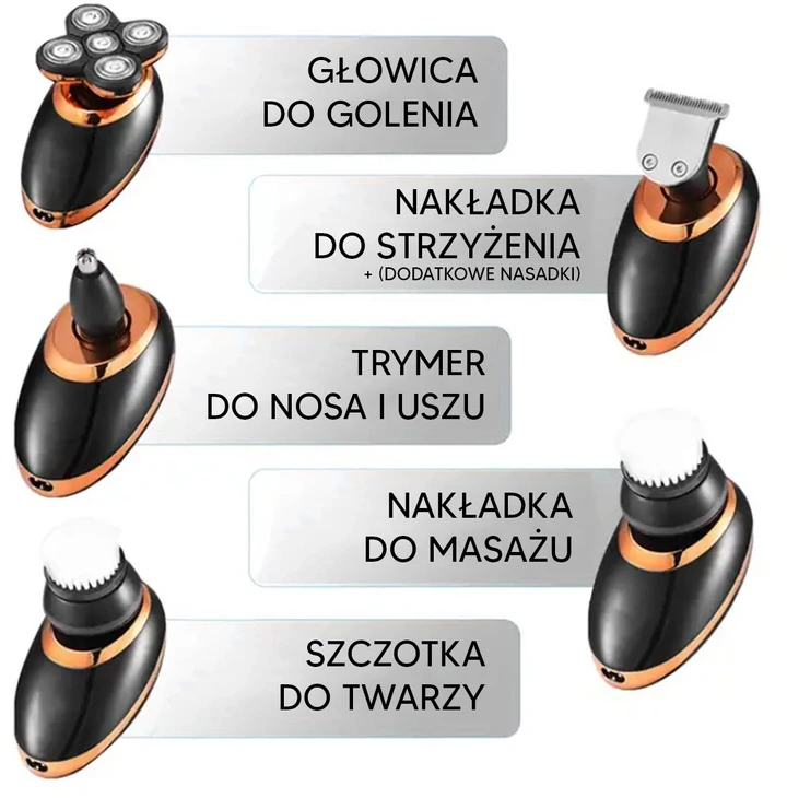 ATL Galvos ir barzdos plaukų skustuvas