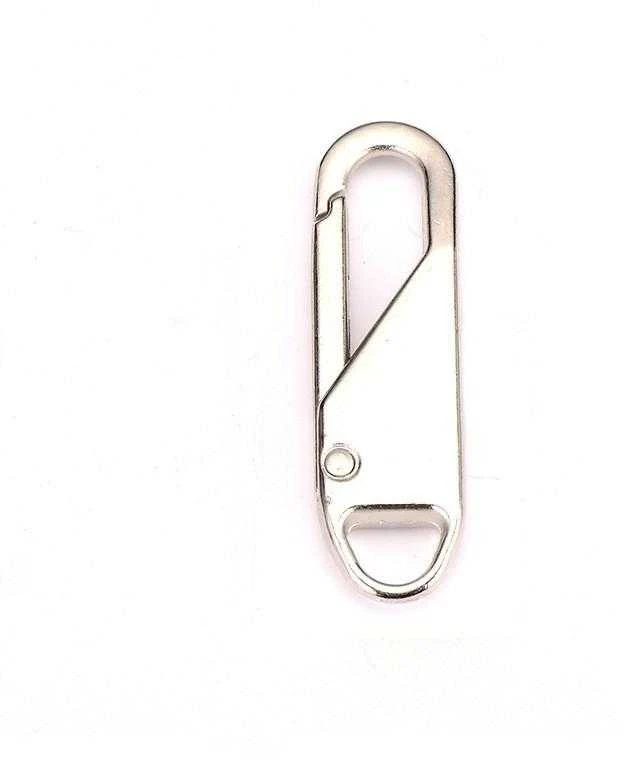 ATL Užtrauktuko galvutė, sidabrinė, 37x11x4 mm