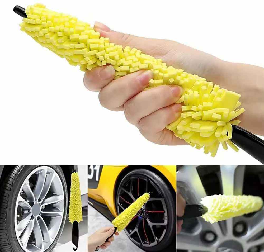Automobilio ratlankių valymo šepetys