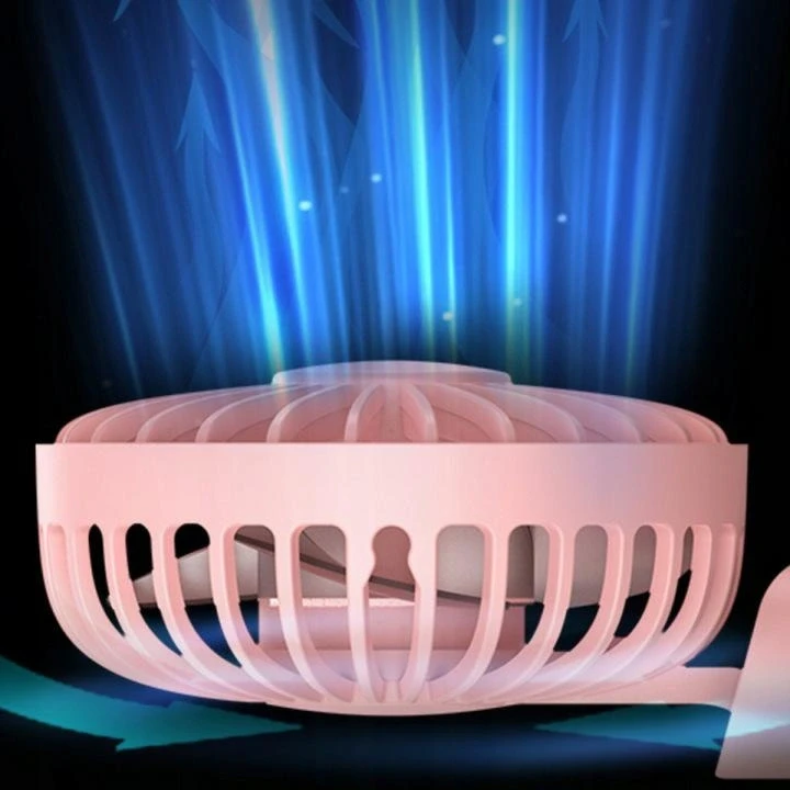 Ventiliatorius ATL DA669 Mini wiatrak usb rankinis biurkowy mėlyna