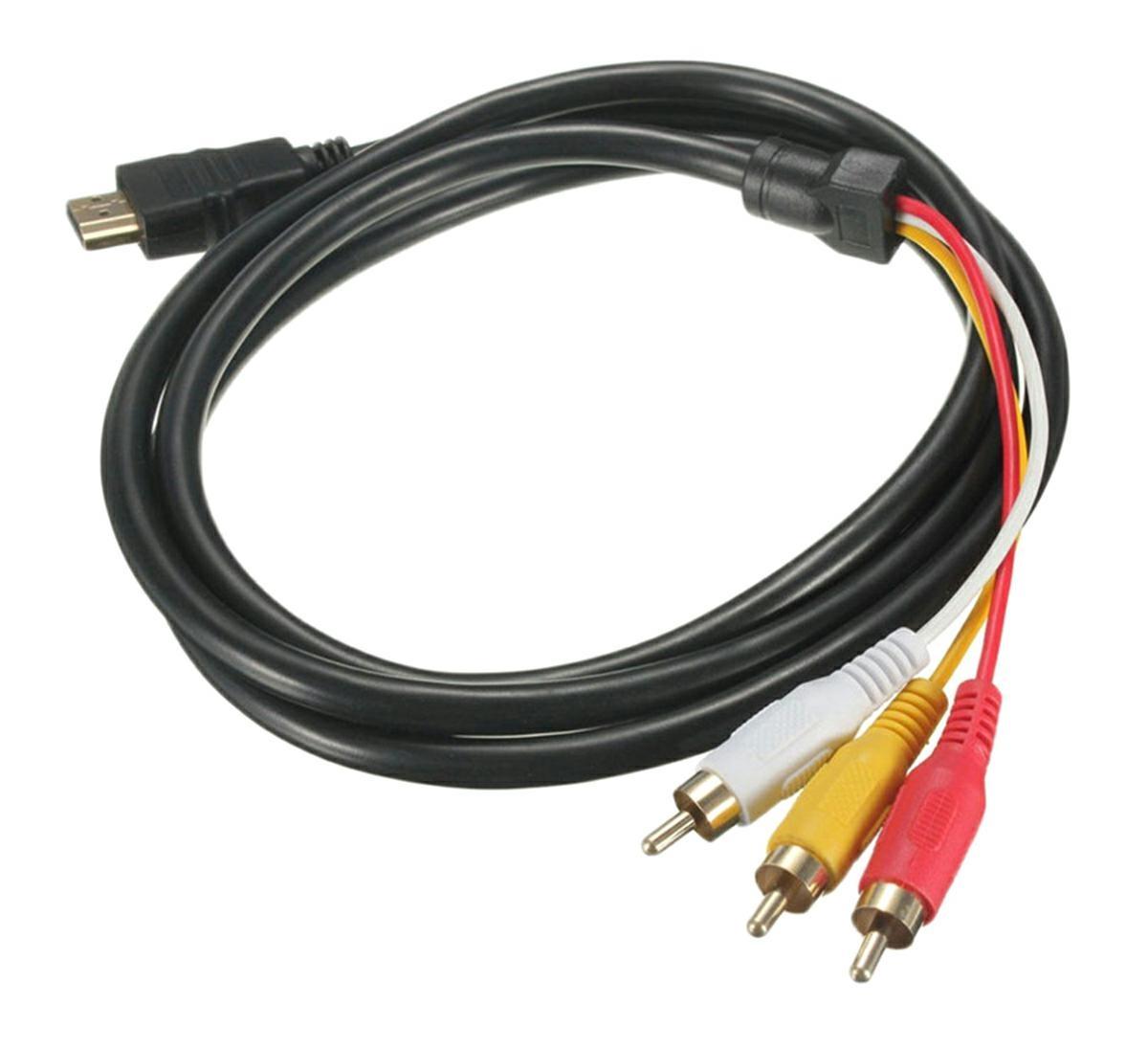 ATL HDMI į VGA + Audio 3x Chinch RCA laidas