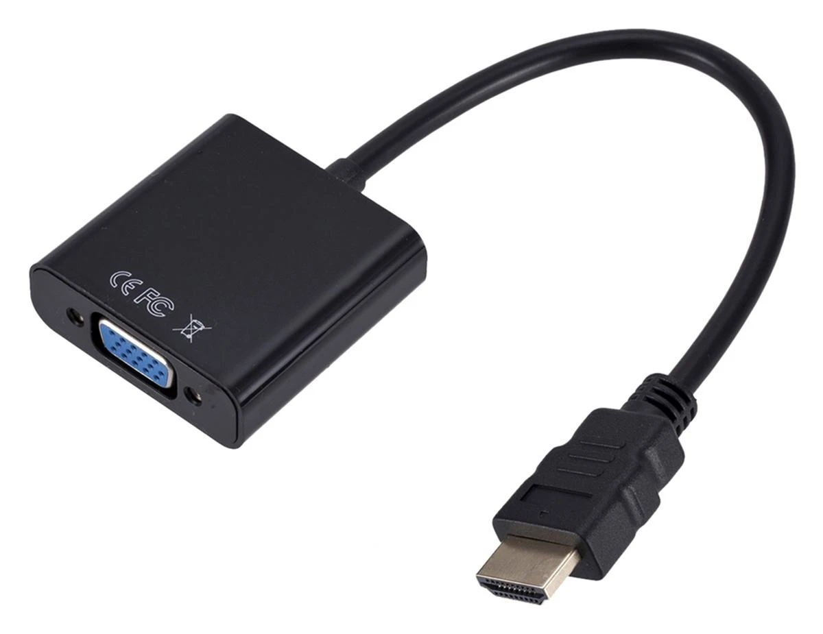 92-129# Oem HDMI į VGA + garso keitiklis HD31A su laidu