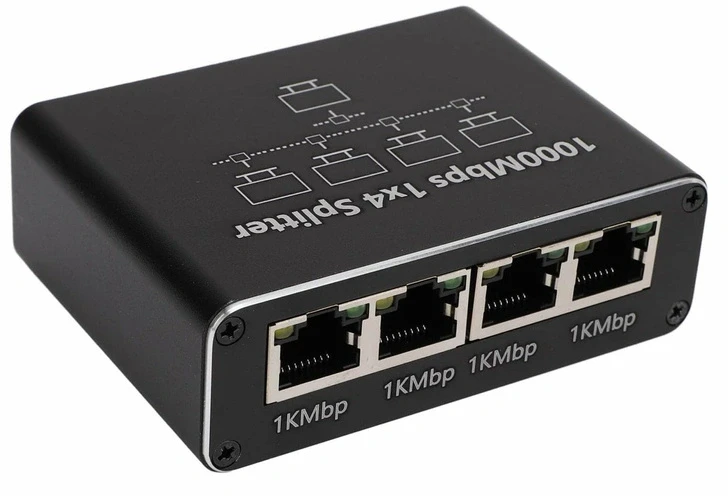 ATL HD43B tinklo skirstytuvas 1x4 rj45
