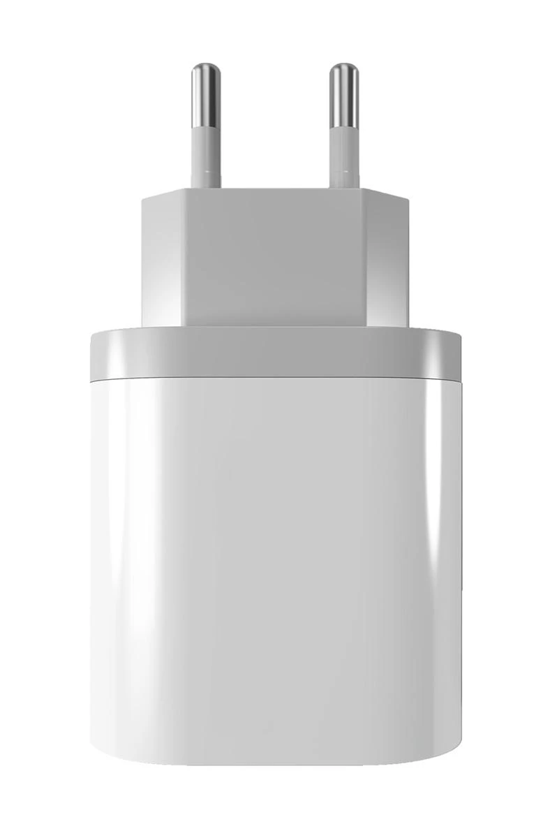 Plp37F Tinklo laidas Tinklo įkroviklis. usb, greitas, 18w baltas