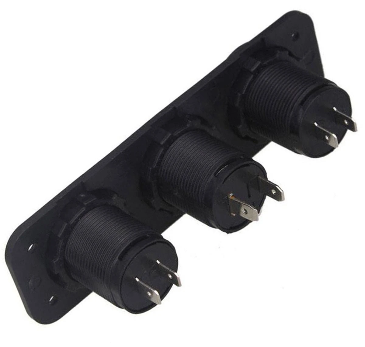 Pls37A 12V cigarečių degiklio lizdas su dviem 5V USB