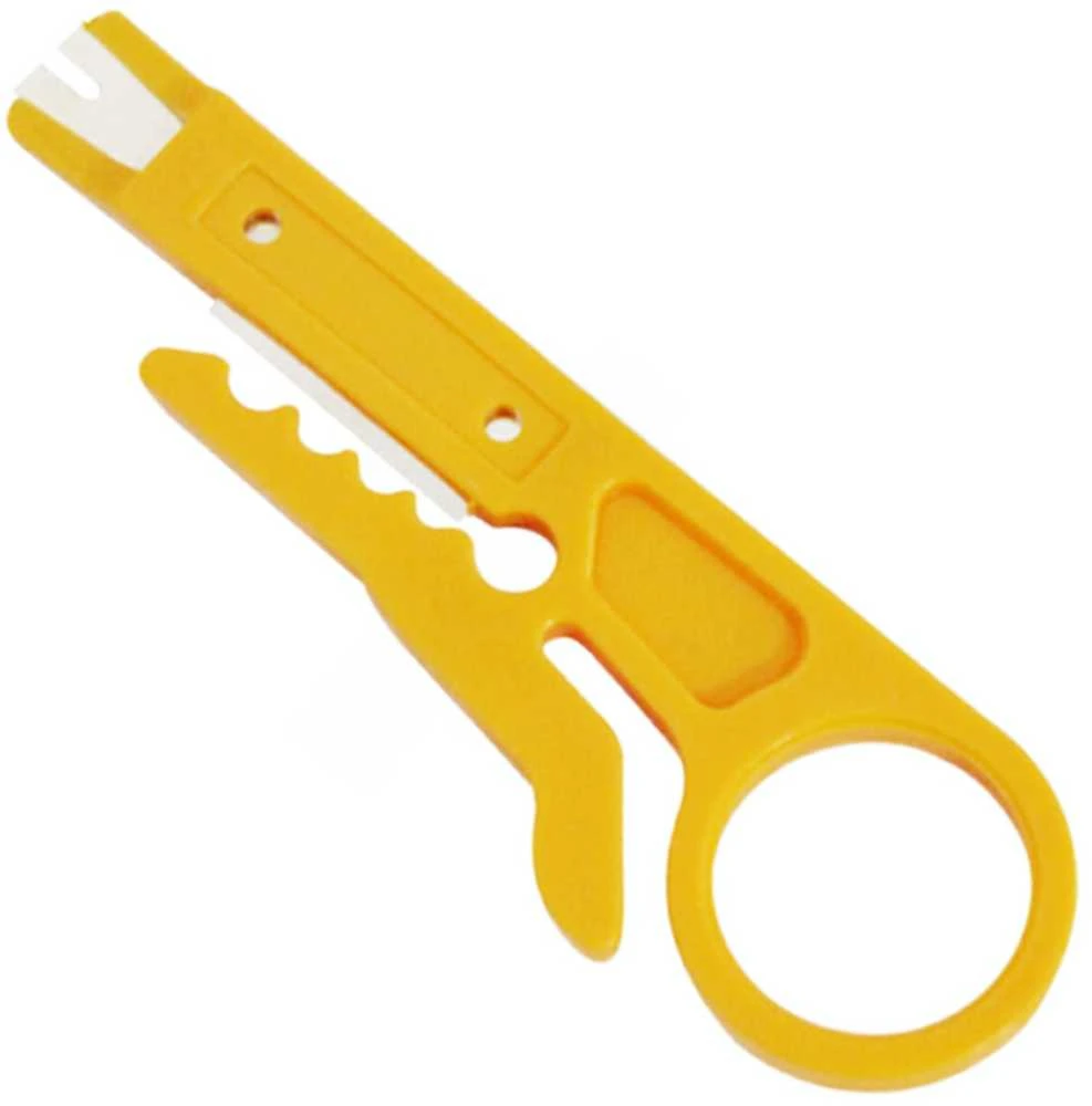 ATL Izoliacijos nuėmėjas su peiliuku RJ45, 9 cm, geltonas