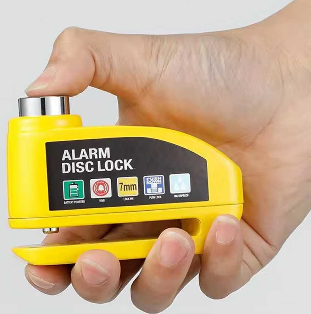 ATL Dviračio diskinė spyna su 110 dB garsu RW47