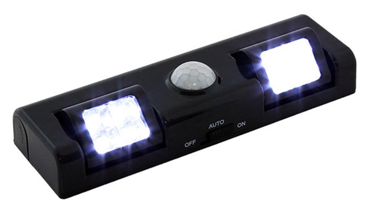 ATL LED Lempa su judesio ir prieblandos jutikliu, 8 LED, juoda