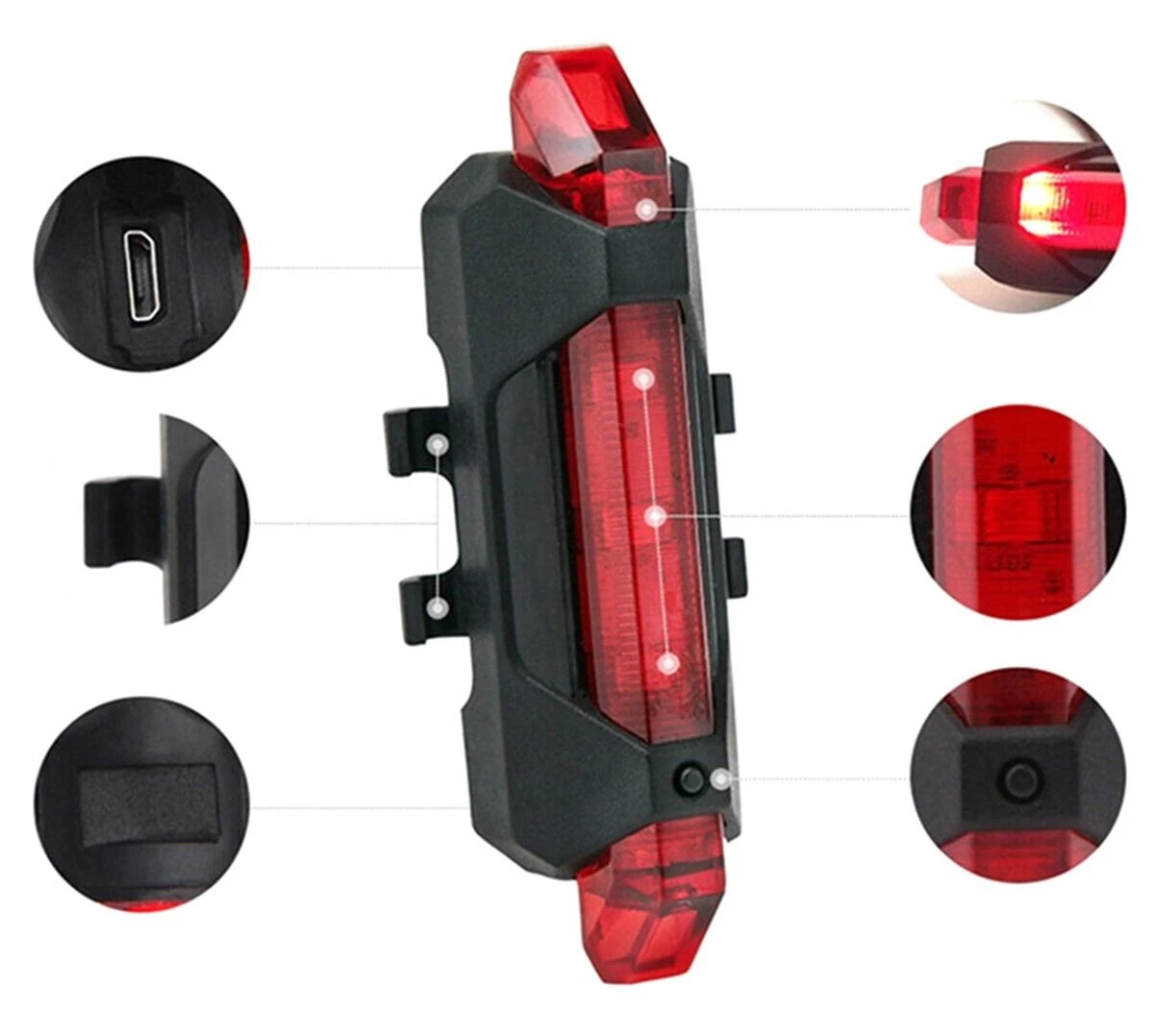 ATL Sports Equipment Galinė LED dviračio lempa