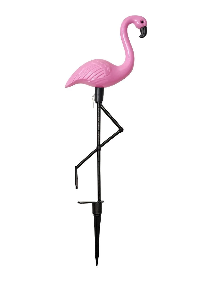 Zd50K LED saulės sodo lempos – flamingas