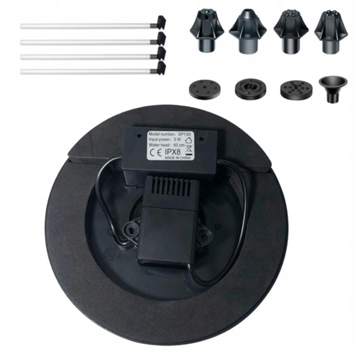 Zd70G Fontanas su saulės baterija