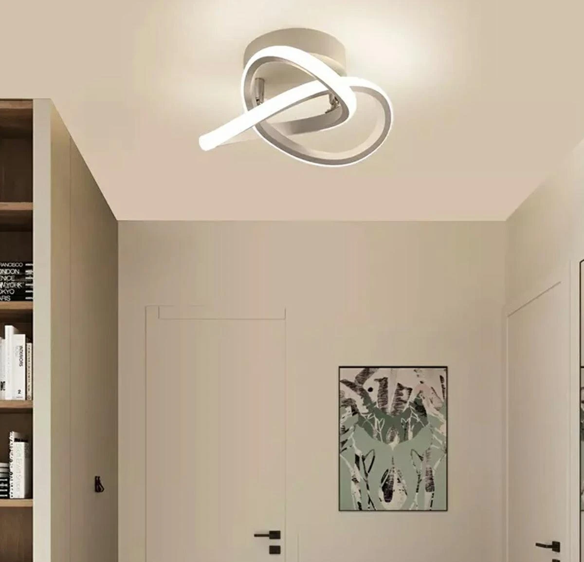 Lubinis šviestuvas ATL ZD77D Plafon LED modernus Baltas 24W