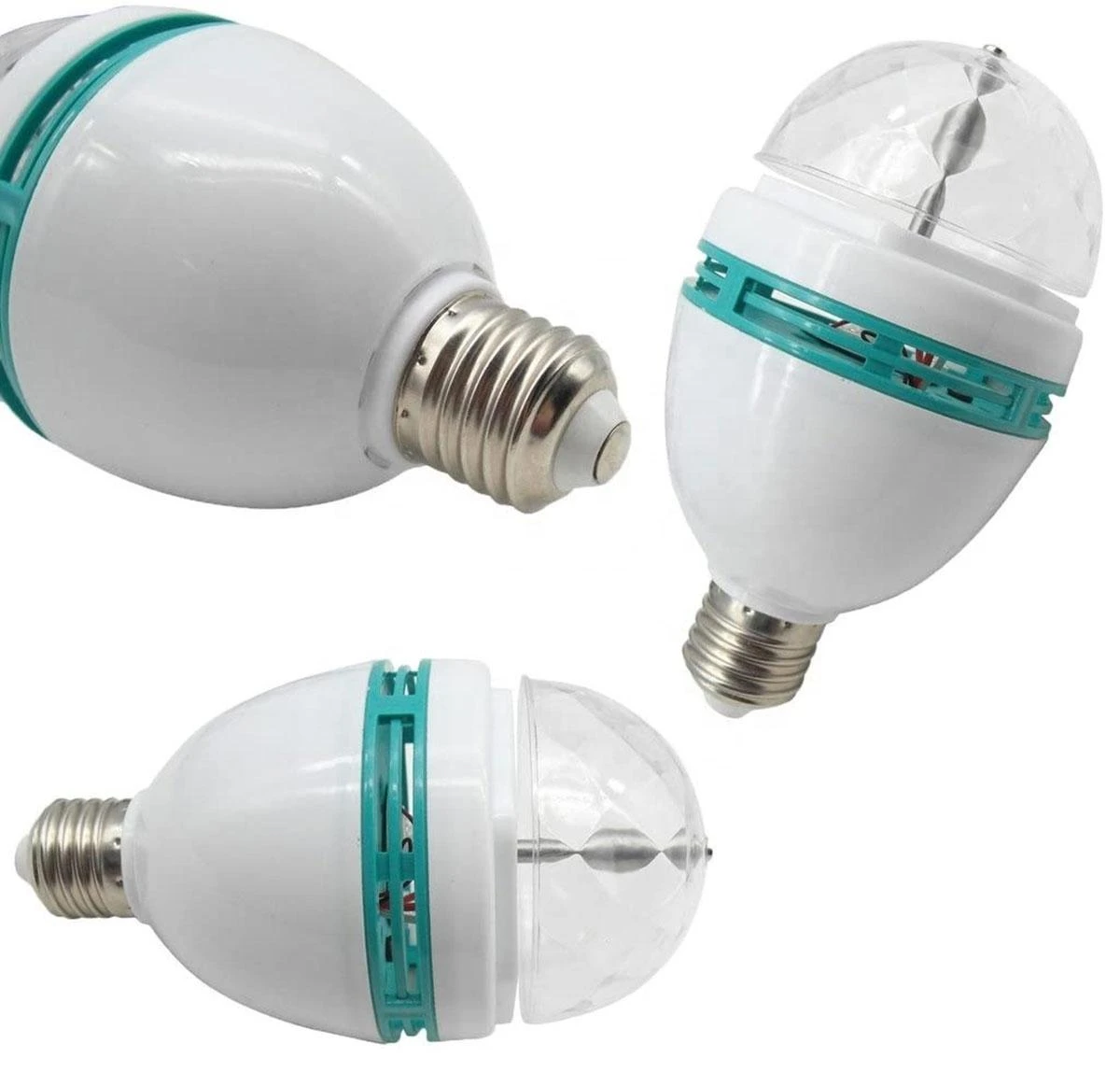 Zd7F Disco lemputė RGB LED, įvairių spalvų