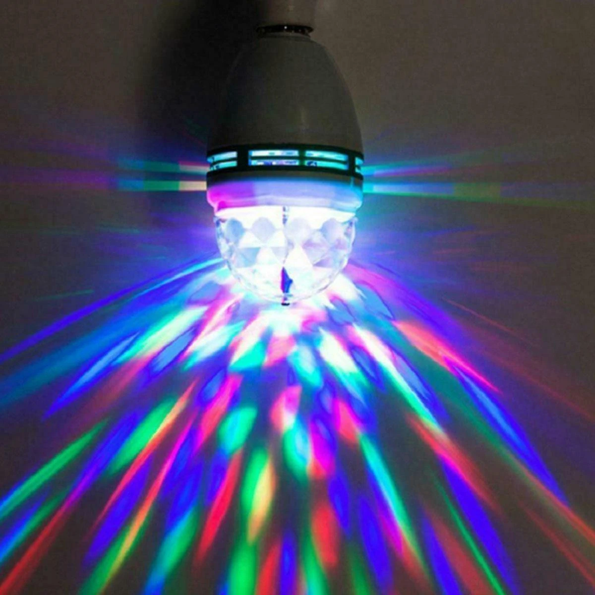 Zd7F Disco lemputė RGB LED, įvairių spalvų
