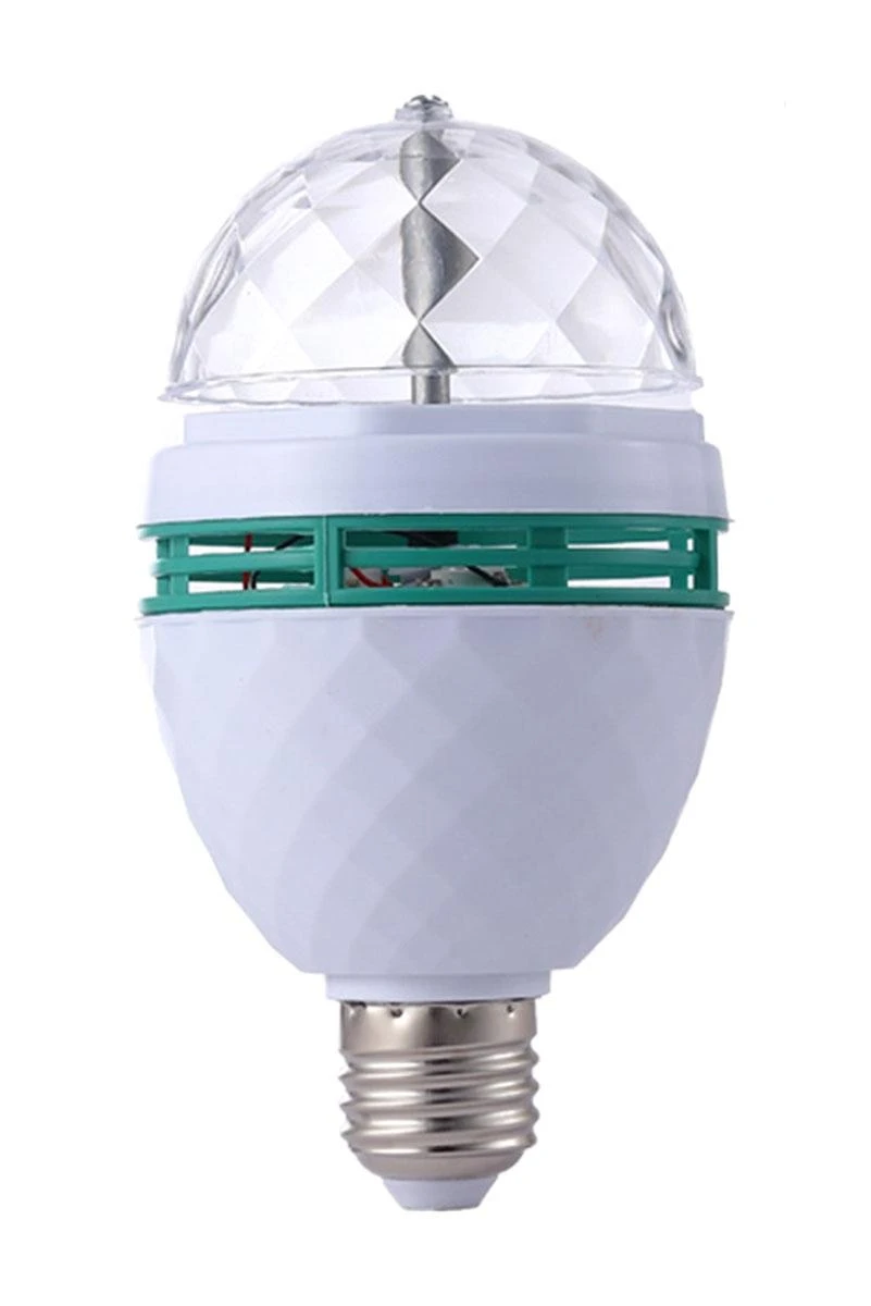 Zd7F Disco lemputė RGB LED, įvairių spalvų