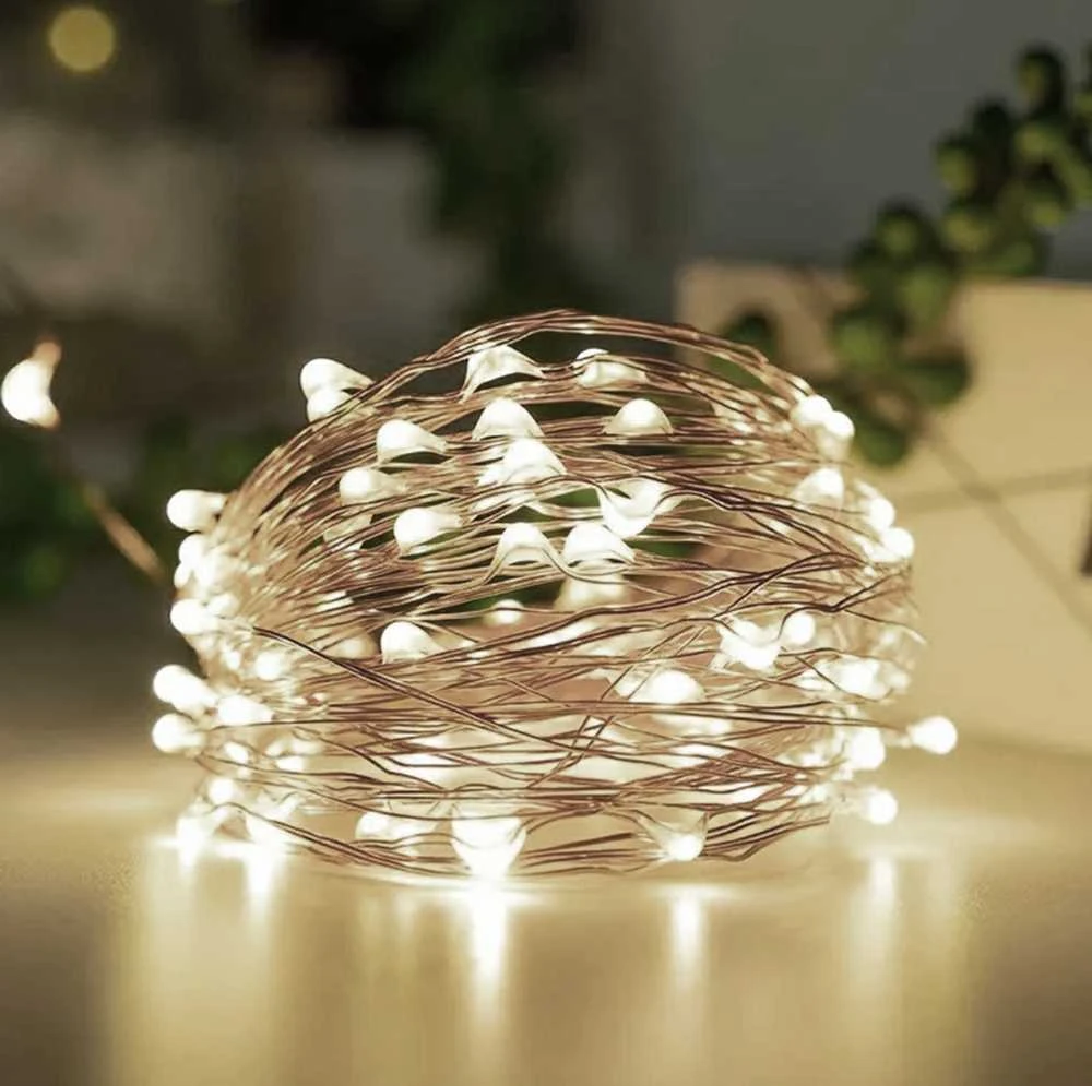 ATL ZD86A Lampki druciki 100 led zimny balta