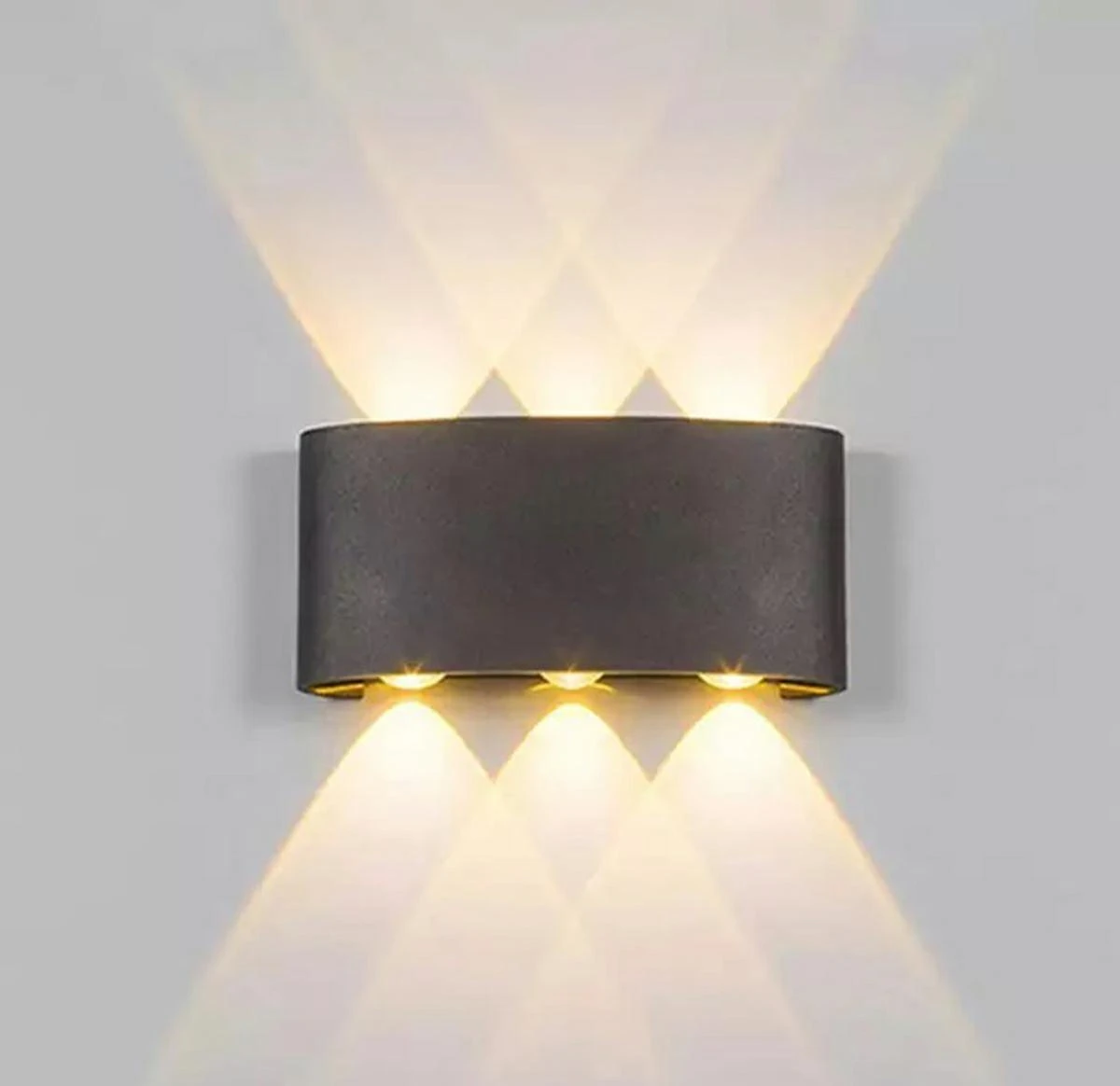 Sieninis šviestuvas ATL Lempa LED 6W juodas