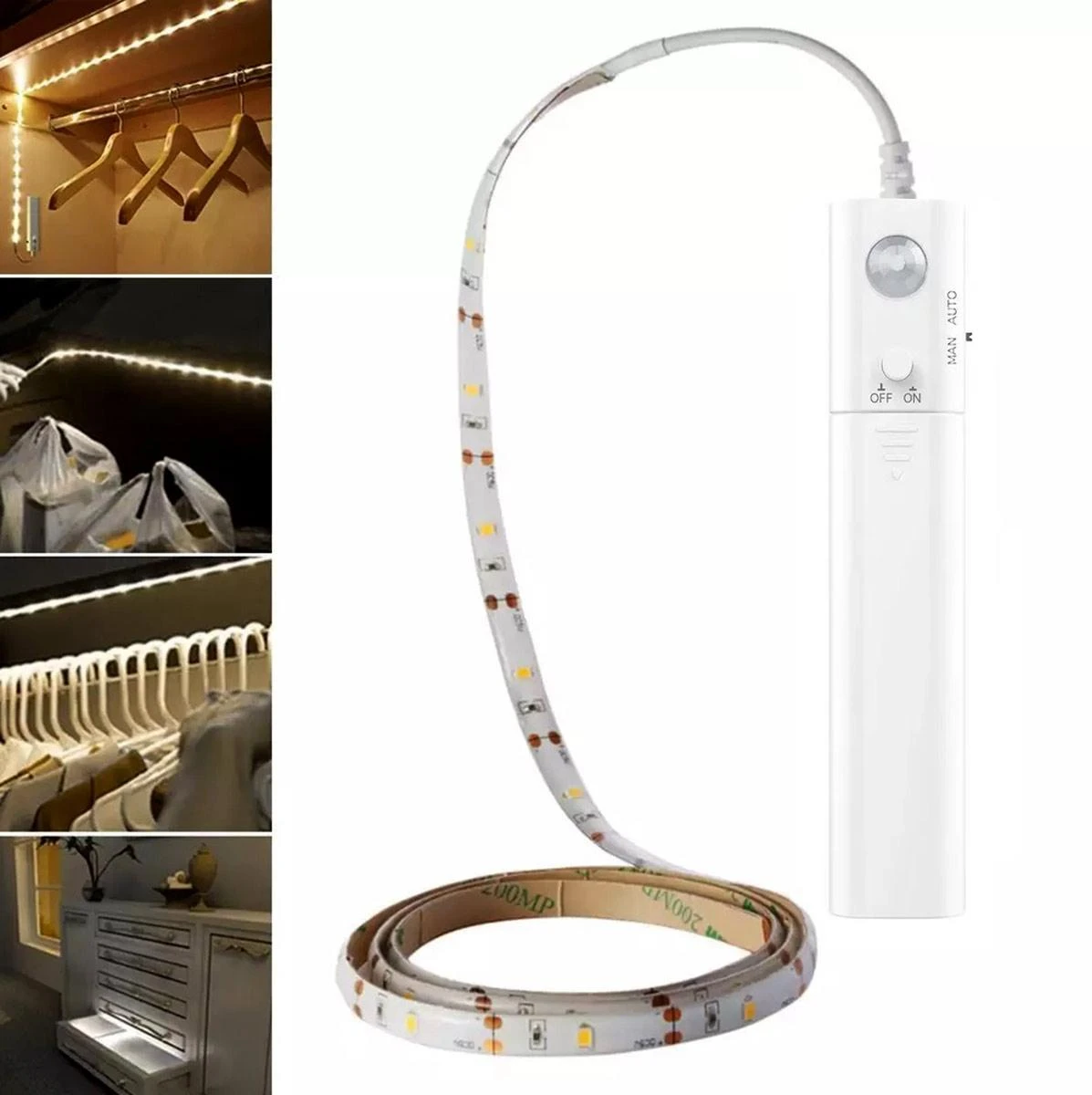 ATL LED juostelė su judesio davikliu, 1M