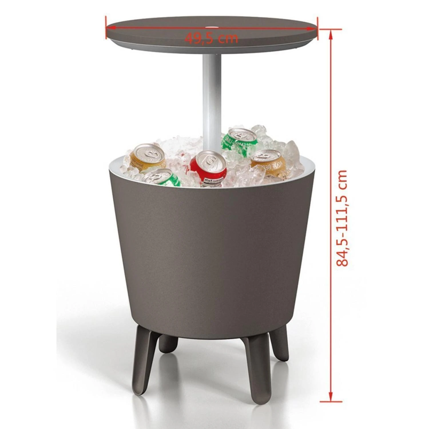 Barek „Keter Cool Bar“ sodo baras, pilkas