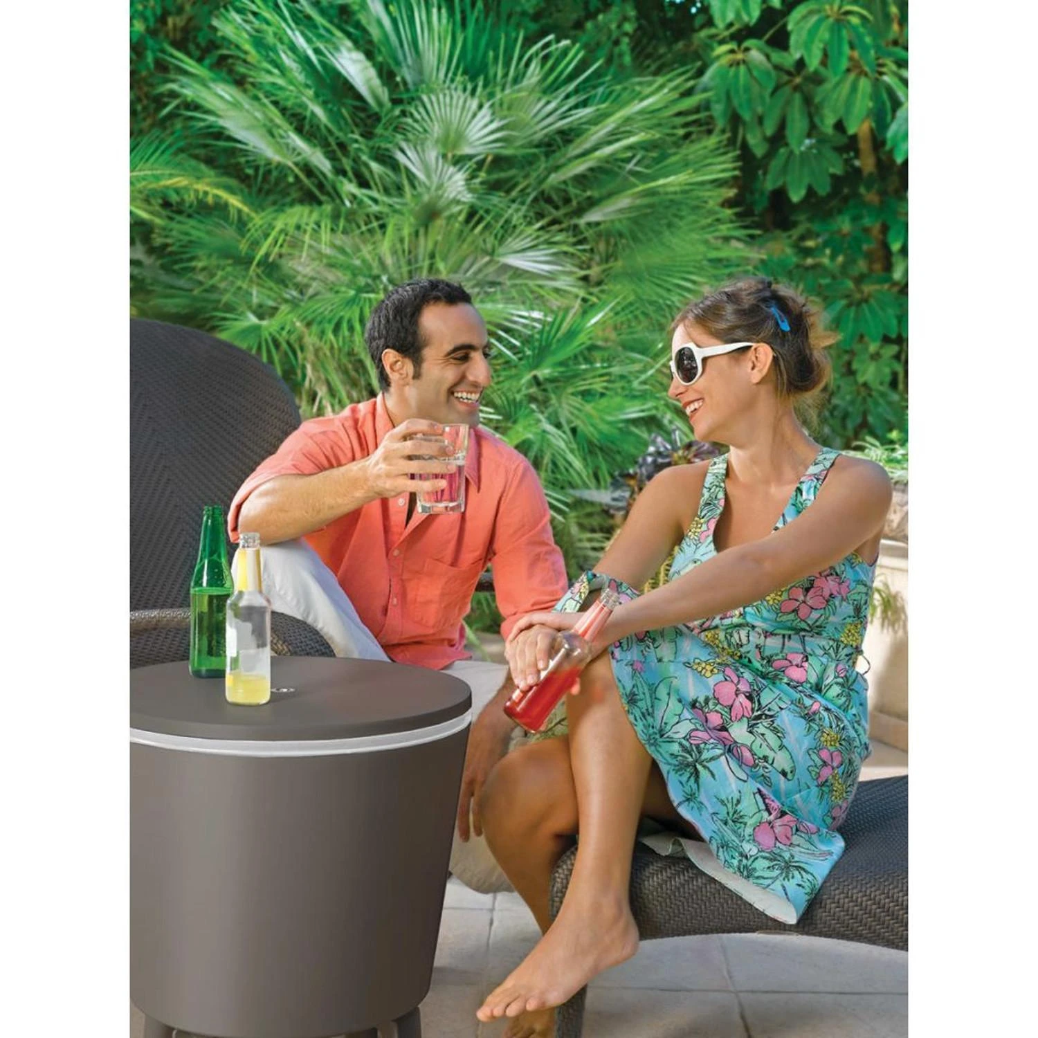 Barek „Keter Cool Bar“ sodo baras, pilkas