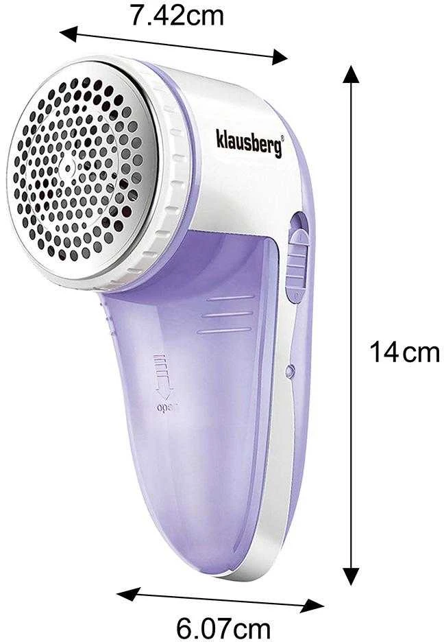 Barzdaskutė Įkraunamas belaidis audinių skustuvas, violetinė ir balta, Klausberg, KB-7803