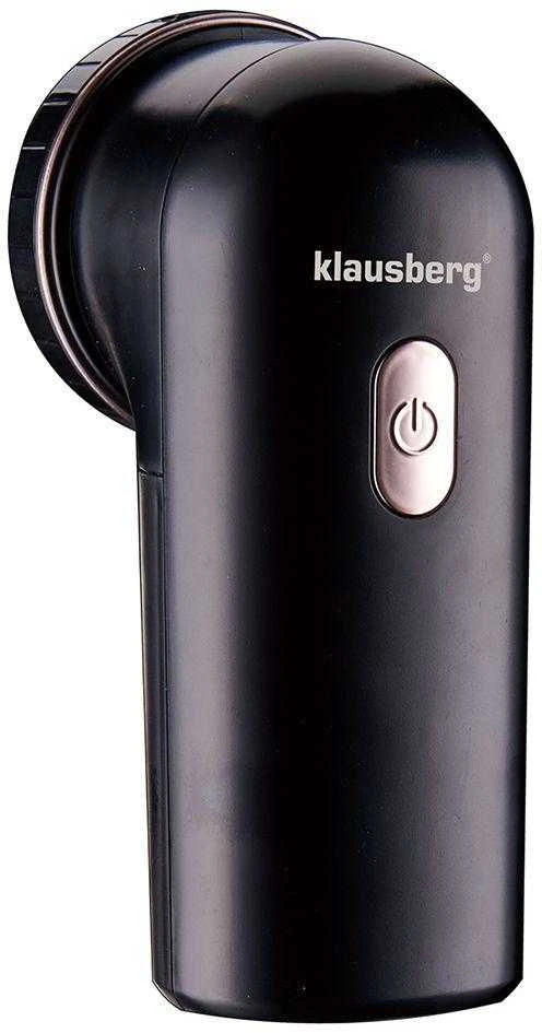 Barzdaskutė Baterijomis maitinamas drabužių skustuvas, juodas su rožinio aukso spalvos, Klausberg, KB-7801