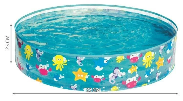 BESTWAY baseinas Spindinti jūra, skersmuo 1.22m x H25cm, 55028
