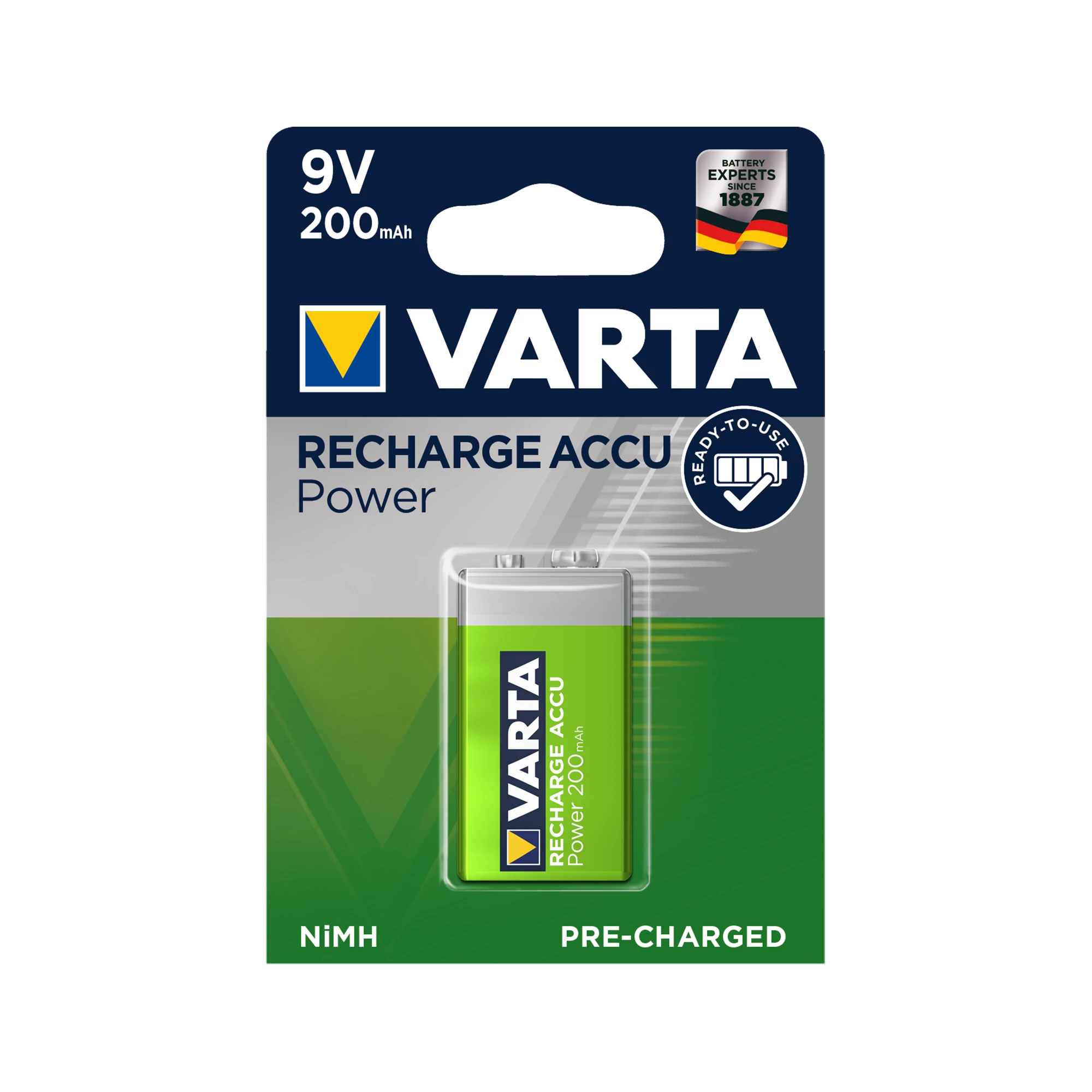 Įkraunamas elementas Varta -56722/1