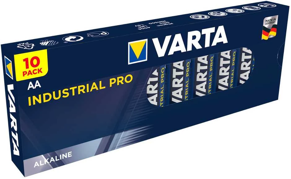 Varta Industrial Pro AA 10 vnt. pakuotė