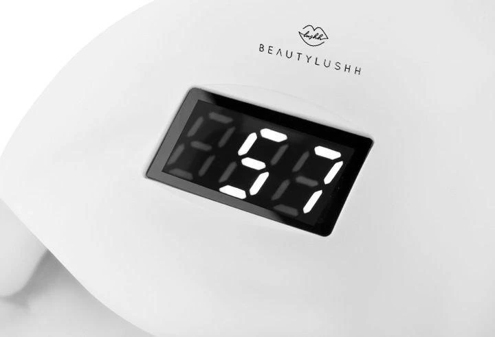 24 LED 48W UV nagų lempa + Beautylushh spaustukai