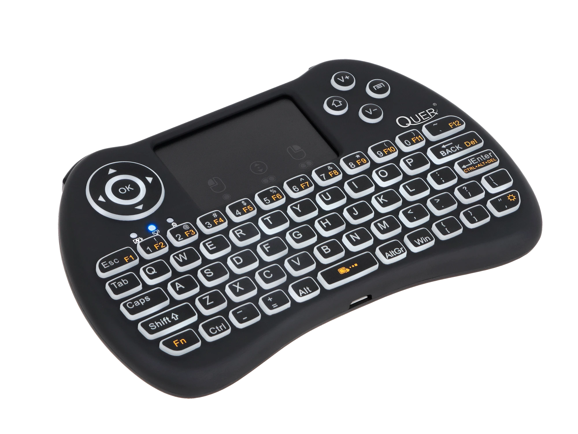QUER Rebel Mini Q5 Smart TV BOX belaidė klaviatūra