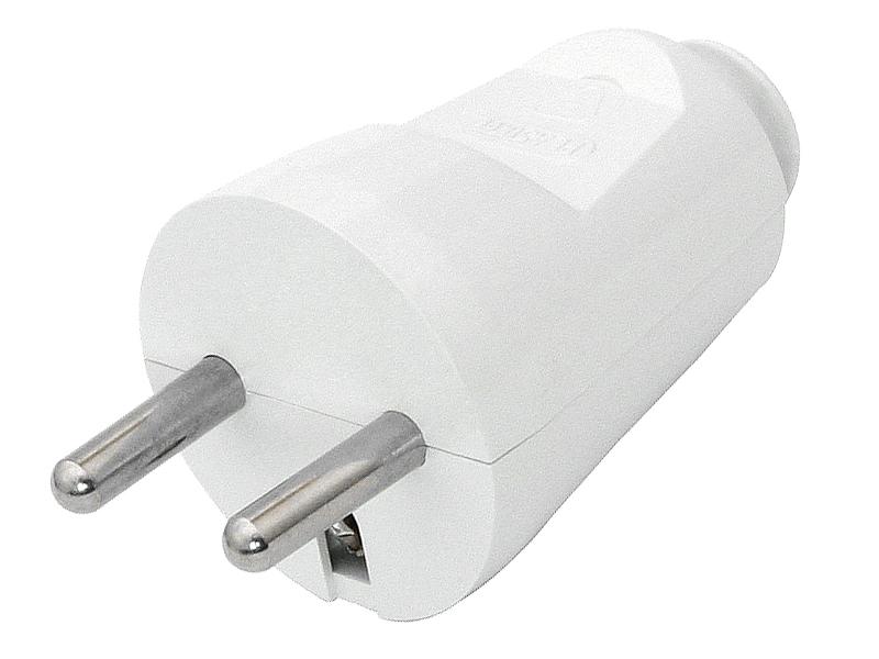 Opal WT-30 kištukas tiesiai baltas