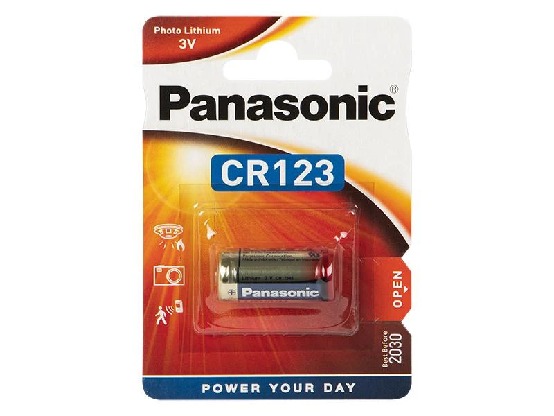 Panasonic cr123 Ličio jonų Elementas 3V 1vnt