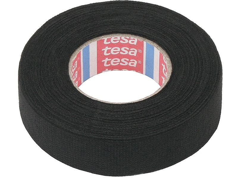 Lipni juostelė Tesa, izoliacinė, 15m x 19 mm, su medžiaga 1114-214