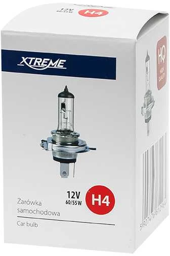 Xtreme H4 12V lemputė pakuotėje