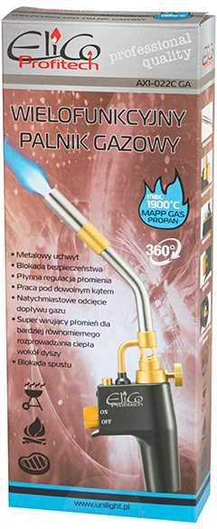 Blow 53-233# Dujų degiklis ax1-022 cga elico map 1"