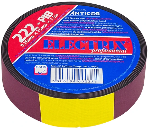 Blow 5535# Savaime susiklijuojanti juosta 25 mm * 7,5 m 222 p butilas