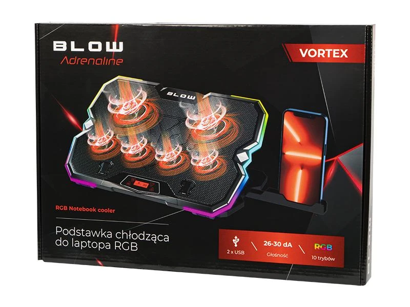 66-366# Blow Nešiojamojo kompiuterio aušinimo padas 6 FAN