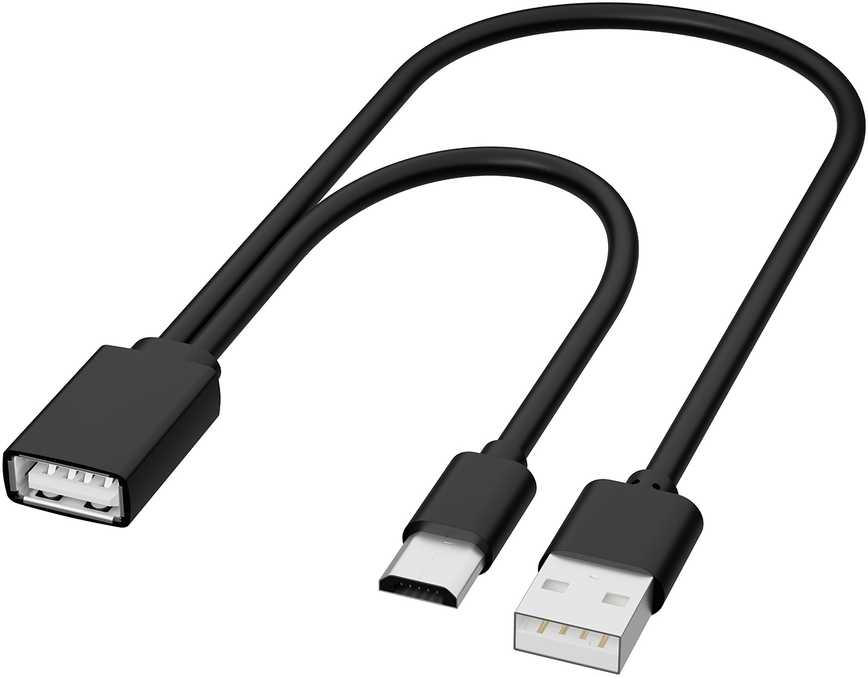 Blow USB adapteris USB A lizdas - USB kištukas + micro USB kištuko laidas