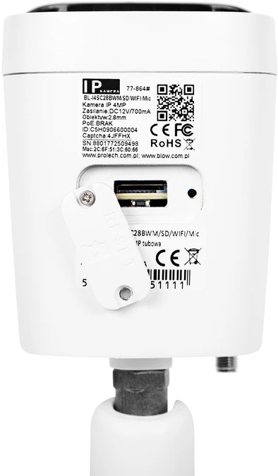 Kamera BLOW WiFi 4MP BL-I4SC28BWM/SD/WIFI/Mic tubowa